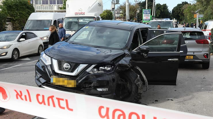 זירת הפיגוע ברעננה