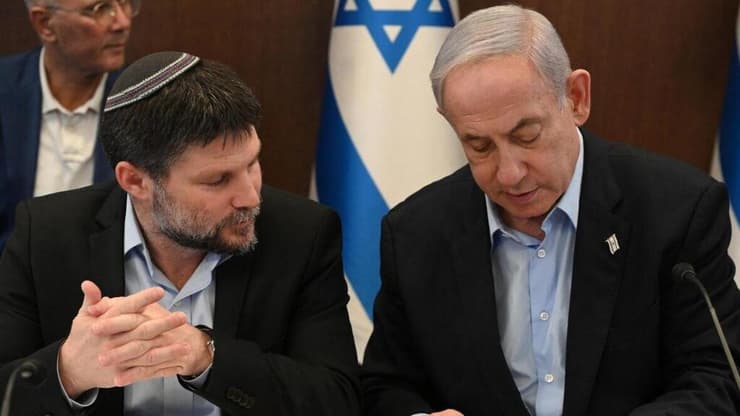נתניהו וסמוטריץ (צילום: חיים צח / לע״מ) ישיבת ממשלה