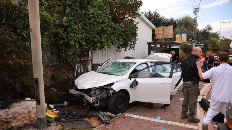 זירת הדריסה ברעננה, רחוב אחוזה