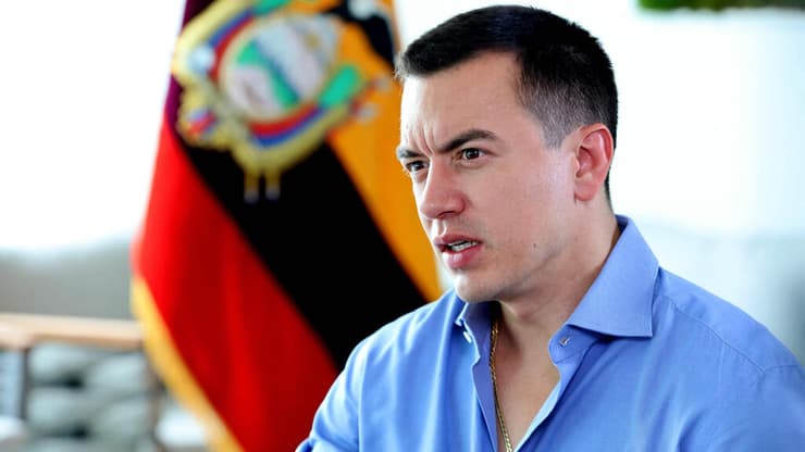 הצטרף לארה"ב ולקנדה. נשיא אקוודור (צילום: AFP PHOTO / PRESIDENCIA ECUADOR) נשיא אקוודור דניאל נובואה