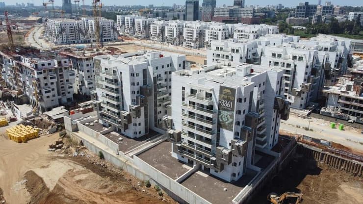 פרויקט מחיר למשתכן בבני ברק. בעוד חודש וחצי כבר לא תשווק במרכז הארץ (צילום: Mike air) פרויקט מתחם הסופרים בבני ברק