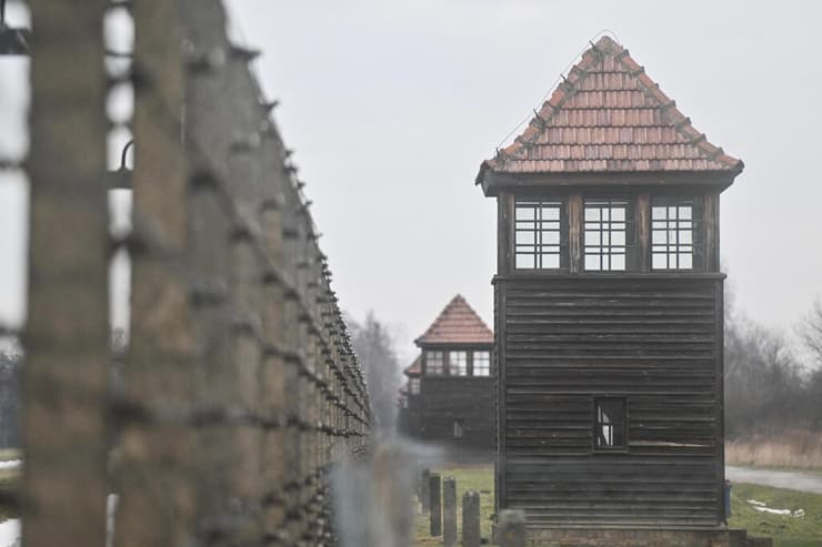 אושוויץ בירקנאו (צילום: Omar Marques/Getty Images) רובי ריבלין בביקור באושוויץ בירקנאו