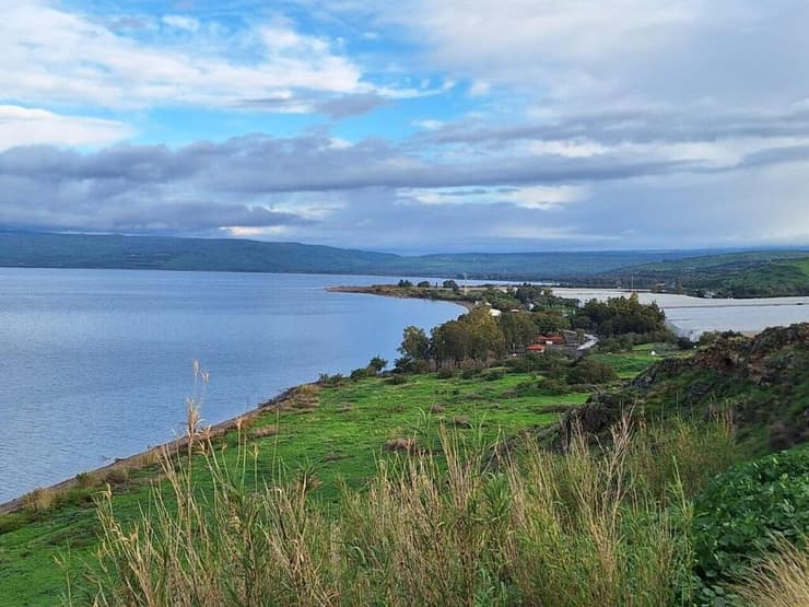 מזג אוויר מעונן חלקית בכנרת