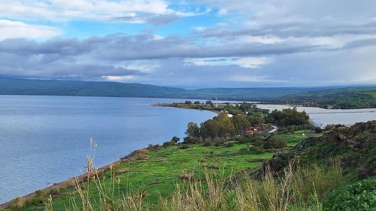 מזג אוויר מעונן חלקית בכנרת