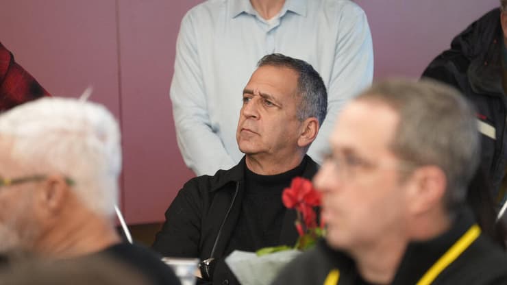 חיים ביבס משה חג'ג' ומשה אדרי של בכנס העסקים להובלת תכנית לאומית למען תושבי עוטף והדרום