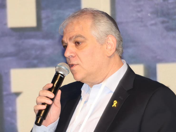 משה שמעוני יו"ר רכבת ישראל היוצא (צילום: יריב כץ) ועידת תקומה וחוסן לאומי