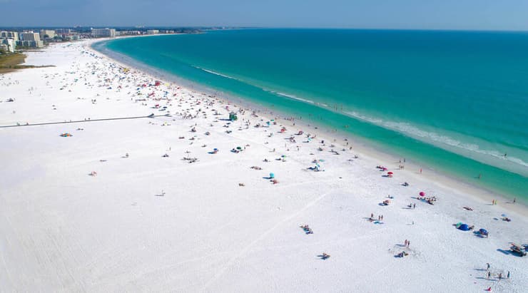 Siesta Key Beach (צילום: shutterstock) Siesta Key Beach