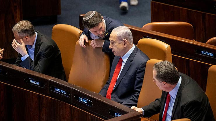 בנימין נתניהו ובצלאל סמוטריץ'