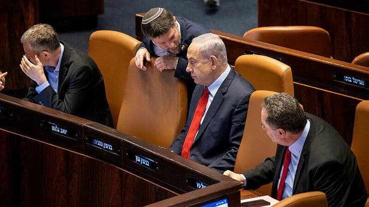 בנימין נתניהו ובצלאל סמוטריץ'