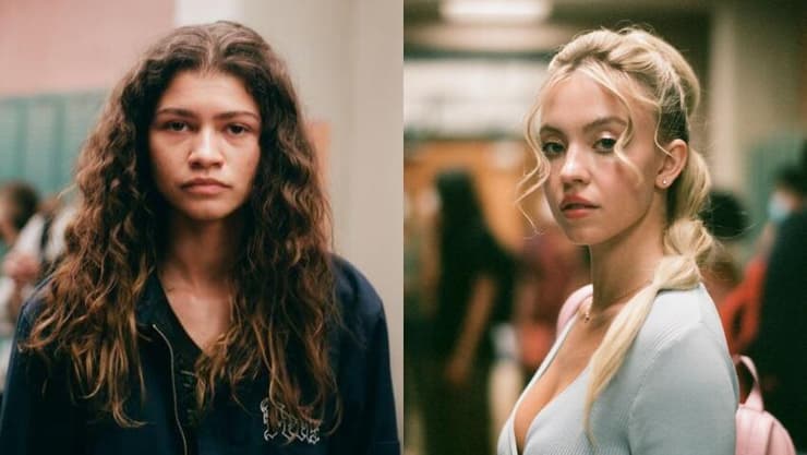 סידני סוויני בתפקיד קאסי, זנדאיה בתפקיד רו. מתוך "אופוריה"