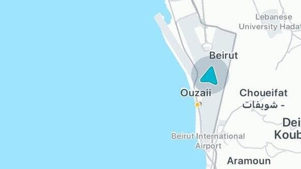 שיבוש GPS במפה