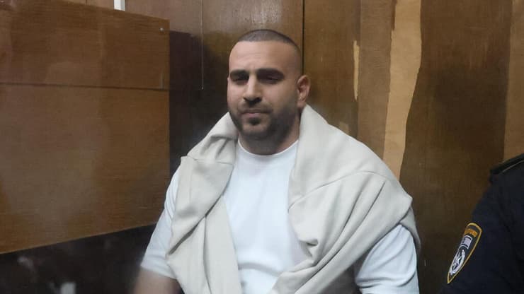 אלעד לוי בבית המשפט בחודש אפריל האחרון (צילום: שאול גולן) הארכת מעצר של כוכב הטיקטוק שנחשד בביצוע עבירות מין