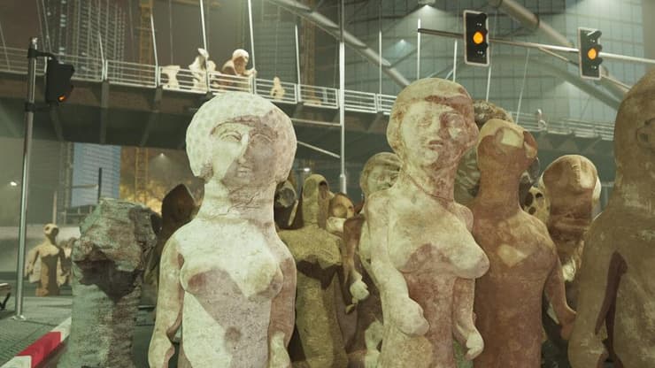 מתוך עבודת הוידאו "מקוננות"