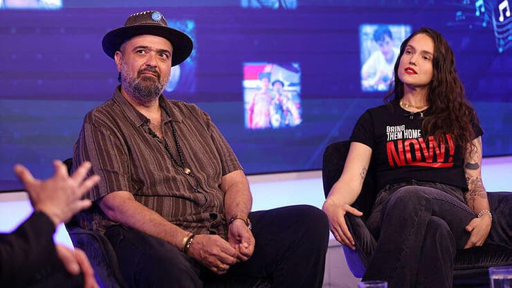 מארינה מקסימיליאן ודוד אברמוב (די ג'יי דרוויש) בפרויקט "לבכות לכם"