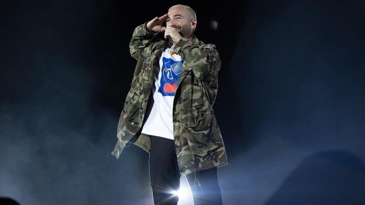 עומר אדם בפארק הירקון (צילום: עומרי סילבר) עומר אדם בפארק הירקון