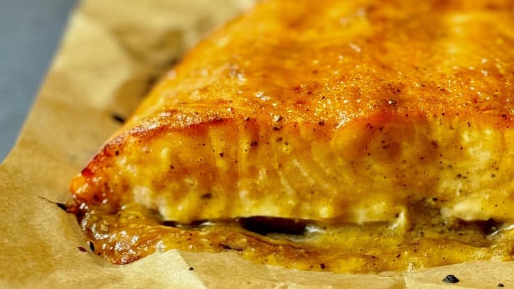 סלמון חרדל ודבש