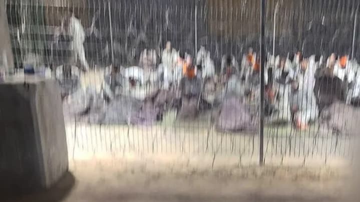  עצירים מרצועת עזה במחנה שדה תימן  