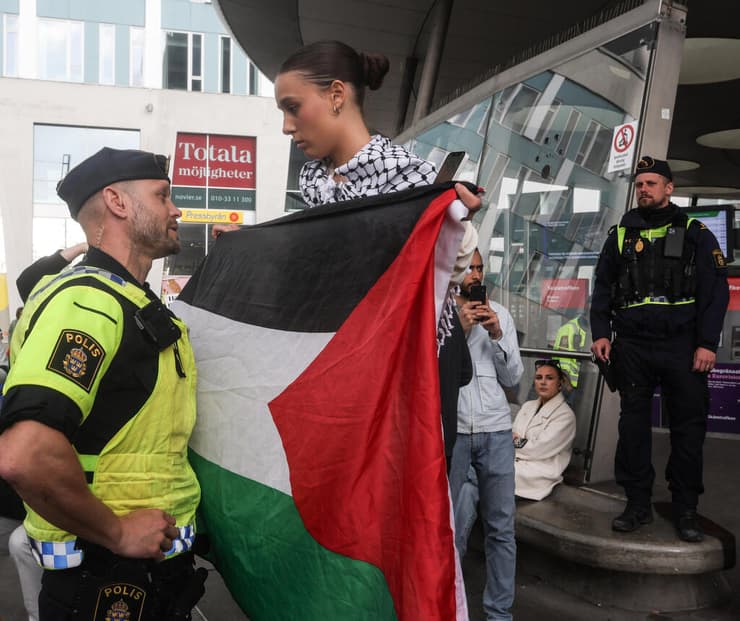 מחאות נגד ישראל במאלמו, שבדיה