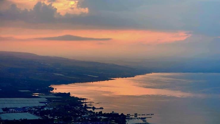 זריחה בגן הלאומי ארבל