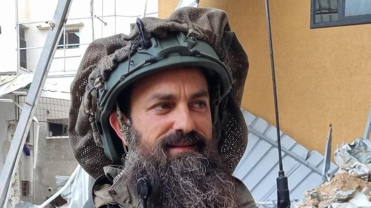 איתמר איתם, שירת קרוב ל-700 ימי מילואים מאז 7/10 (צילום: יואב קרן ) פעילות הכוחות במחנה ג'באליה בעזה