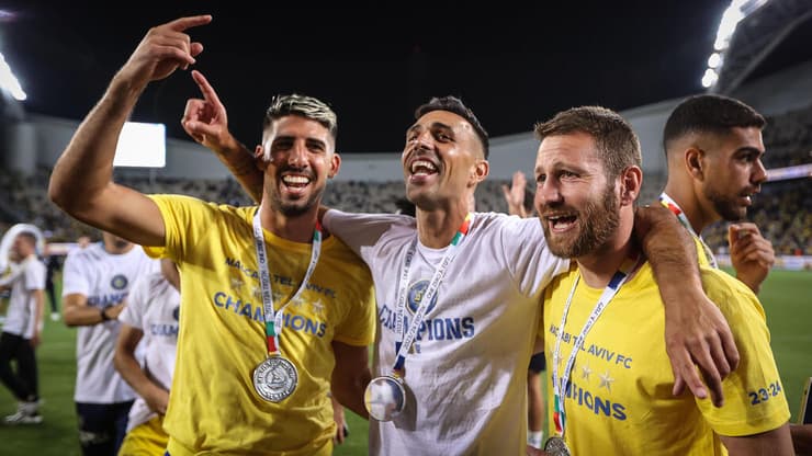 זהבי, ייני וכהן חוגגים את האליפות