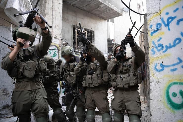 תיעוד: צוות קרב מחטיבה 7 בפעילות מבצעית בלב ג'באליה