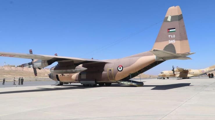 הצנחת סיוע הומניטרי ירדני לרצועת עזה