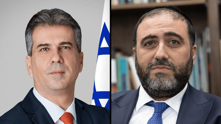 ארבל: "אין ללובש מדים רשות להבעת עמדה פוליטית באופן פומבי". כהן: "צעד מסוכן ואנטי דמוקרטי" (צילום: אלכס קולומויסקי) משה ארבל ואלי כהן