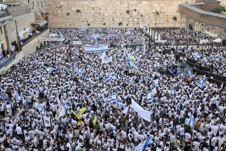עצרת יום ירושלים בכותל