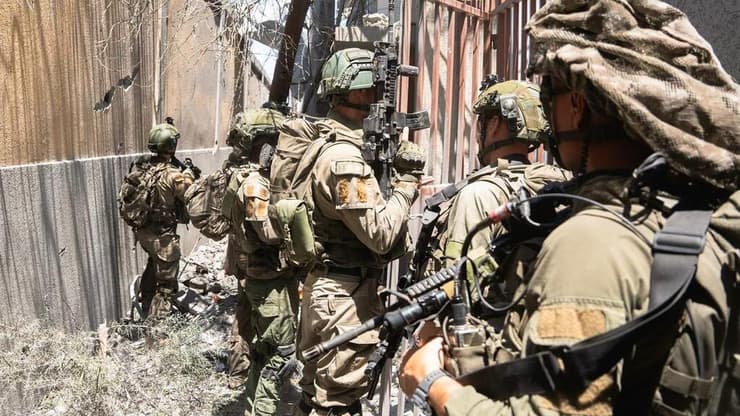 פעילות צה"ל במבצע החילוץ בחודש יוני (צילום: דובר צה"ל) פעילות כוחות צה"ל ממבצע החילוץ של החטופים ברצועת עזה