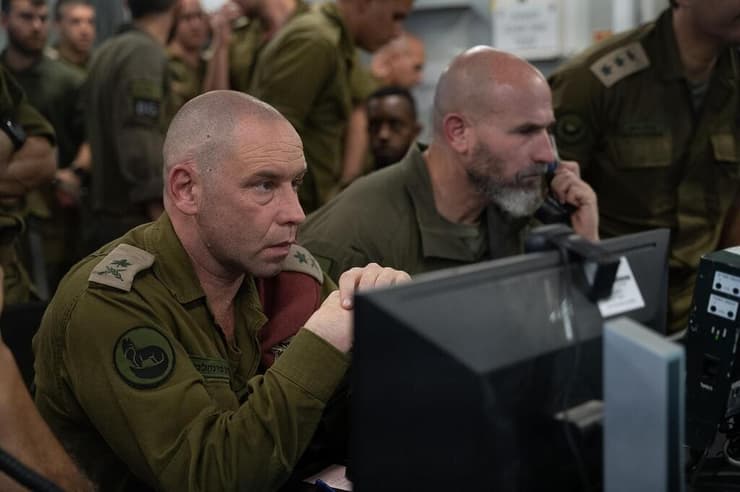 תיעוד מניהול מבצע ארנון "זרעי קיץ" בחפ"ק בפיקוד דרום 