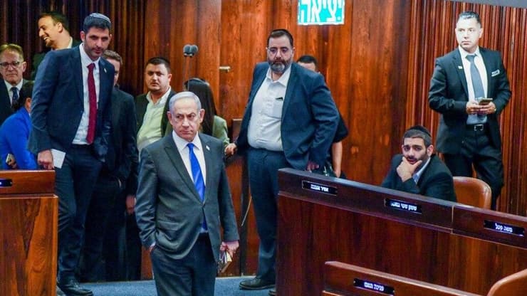 הצבעת חוק הגיוס במליאת הכנסת
