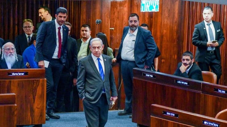 הצבעת חוק הגיוס במליאת הכנסת