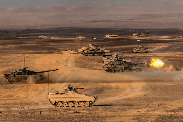 צבא ירדן מתאמן 