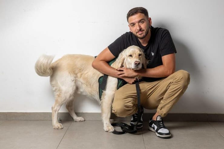 נדב וירש הלום קרב וכלב השירות שלו