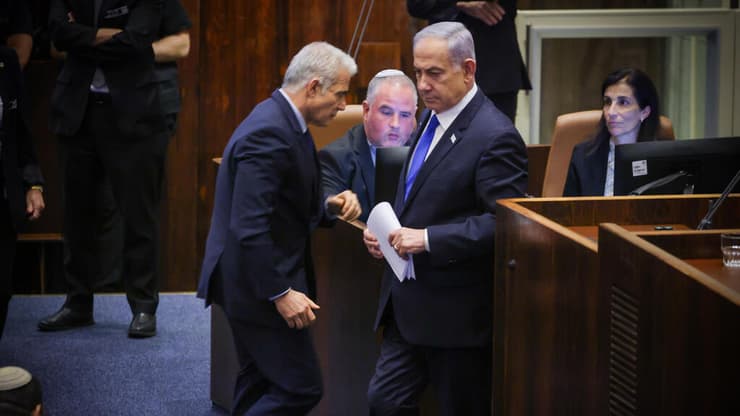 "אסור לממשלת מעבר לעשות מהלכים שמשנים מציאות" (צילום: נועם מושקוביץ / דוברות הכנסת) מליאת הכנסת