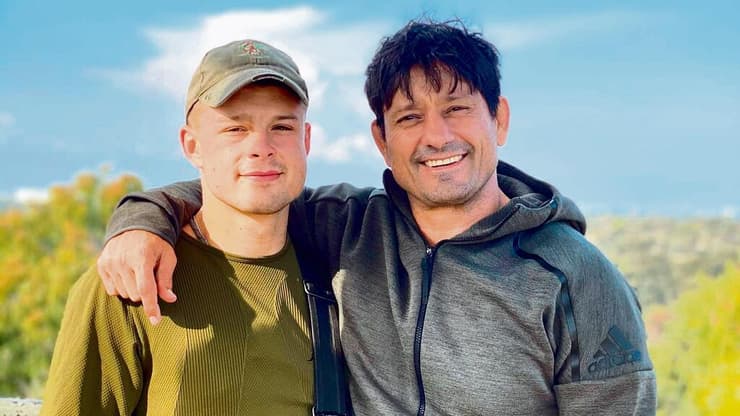 עומר סמדג'ה ז"ל ואביו אורן סמדג'ה