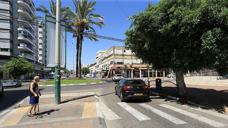 עפולה (צילום: אלעד גרשגורן) רחוב משה שרת בעפולה