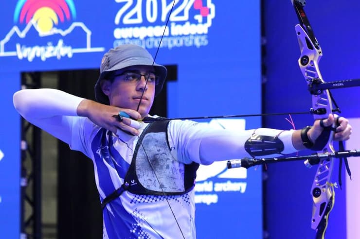דרור במהלך המשחקים בפריז (צילום: World archery) רועי דרור