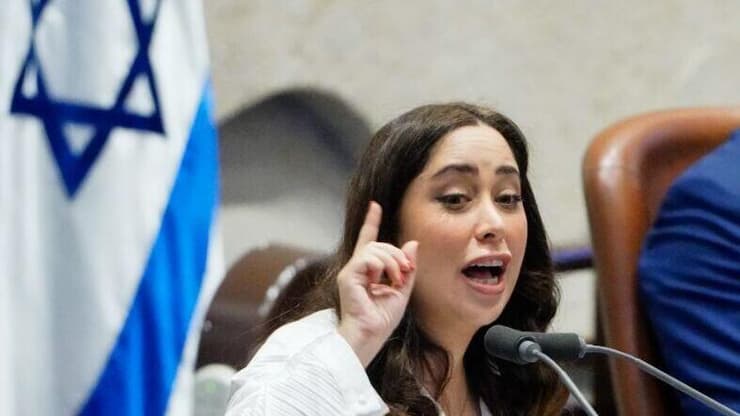 השרה גולן (צילום: שלו שלום ) חברת הכסנת מאי גולן במליאת הכנסת