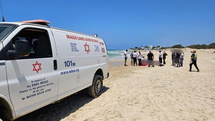 תיעוד מזירת הטביעה בשדות ים