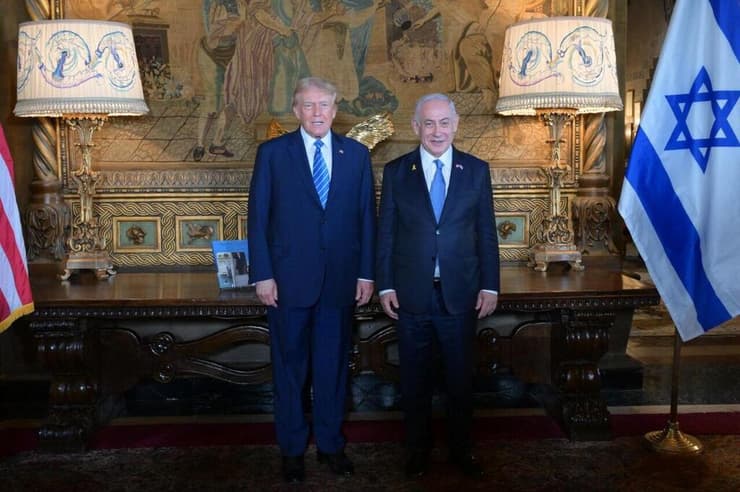 בנימין ושרה נתניהו נפגשים עם דונלד טראמפ