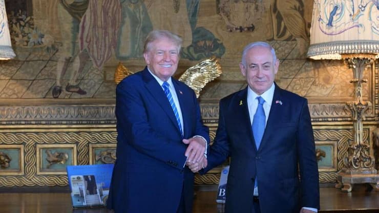 בנימין ושרה נתניהו נפגשים עם דונלד טראמפ