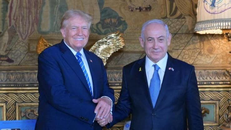 בנימין ושרה נתניהו נפגשים עם דונלד טראמפ