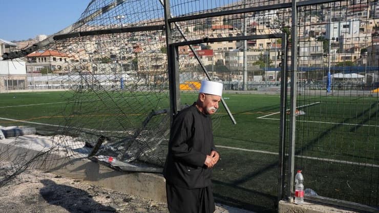 הלוויית הילדים שנרצחו במתקפת חיזבאללה במגרש הספורט שבמג'דל שמס