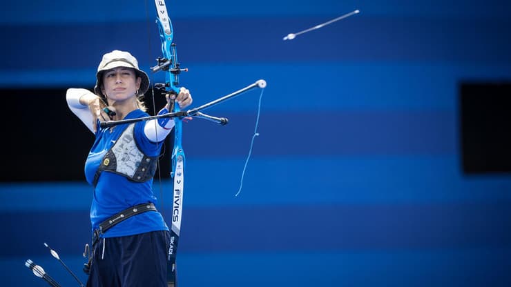 רוצים להרחיב את הנבחרת. מיכאלה משה בפריז (צילום: עוז מועלם) הקשתית מיכאלה משה