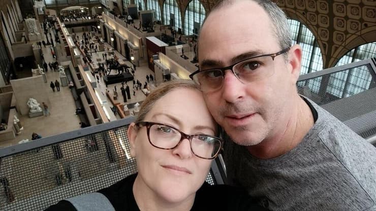 צחי ז"ל וגלי עידן (צילום: באדיבות המשפחה ) משפחת עידן מקיבוץ נחל עוז