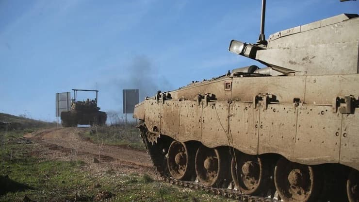 היערכות צה"ל במרחב הגבול ברמת הגולן