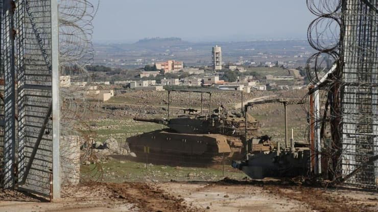 היערכות צה"ל במרחב הגבול ברמת הגולן