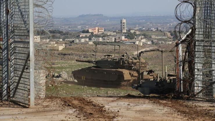 היערכות צה"ל במרחב הגבול ברמת הגולן